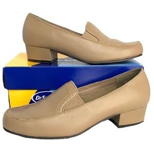 Dr. Scholl's Classic Twin Gore Leather Pump Size 7.5 M Women’s Tan #69831